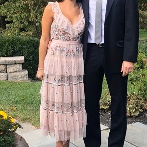 Needle & Thread floral embroidered dress size 0